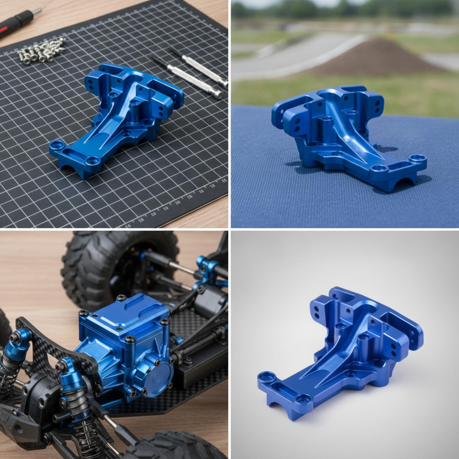 Rc Hobby Grade Truck - ホビーグレード1/6 RCトラック8S 78086-4用、強化された形状のフロントギアボックスカバー
