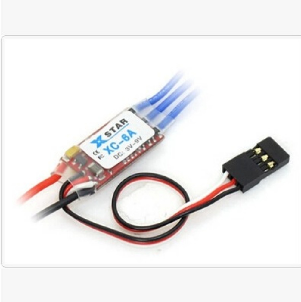 Rc Hobby Motor - FATJAY XC-6A ブラシレスESC 6A 1-2S 4g