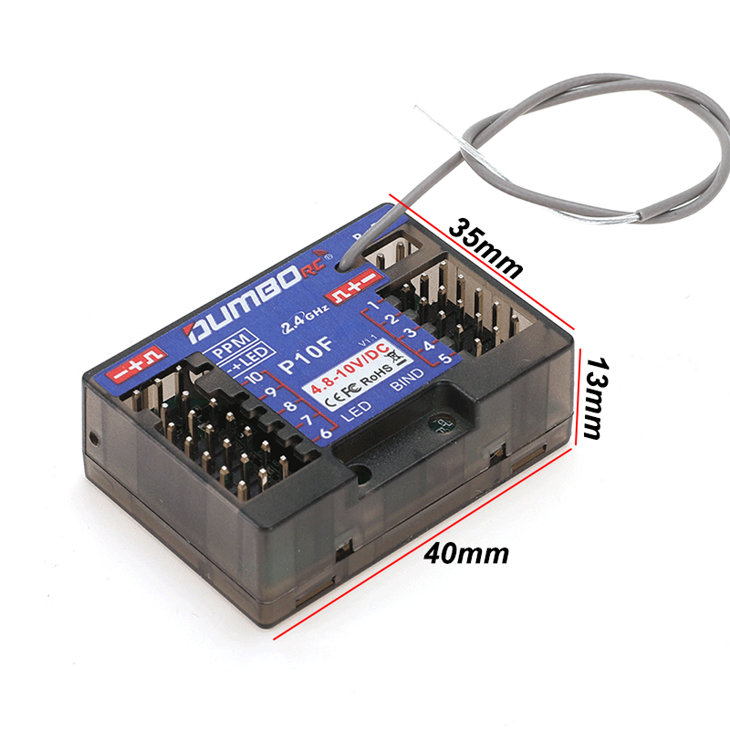 DUMBORC P10F P10FG 10CH 2.4GHz - Rc Hobby Shops のレビューと価格